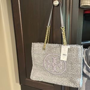 Tory Burch , Ella Boucle chain mini tote NWT
